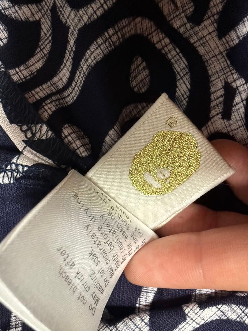 エイプ　甚平 100cm 女の子　スカート レア ネイビー 新品　タグ付き