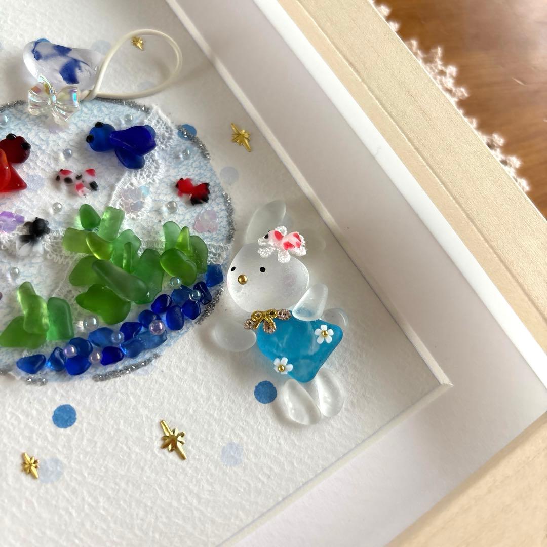 シーグラスアート