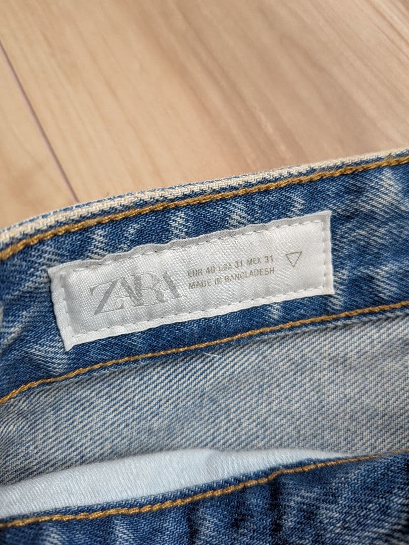 ZARA ヴィンテージ加工バギーフィットジーンズ EUR40 アクネ