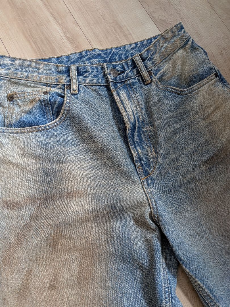 ZARA ヴィンテージ加工バギーフィットジーンズ EUR40 アクネ