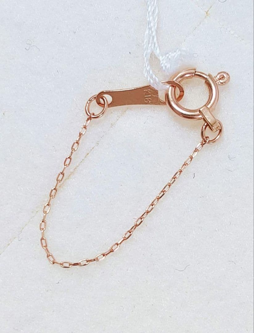 同梱 未使用品 k18 ピンクゴールド 5cm ネックレス 延長 チェーン