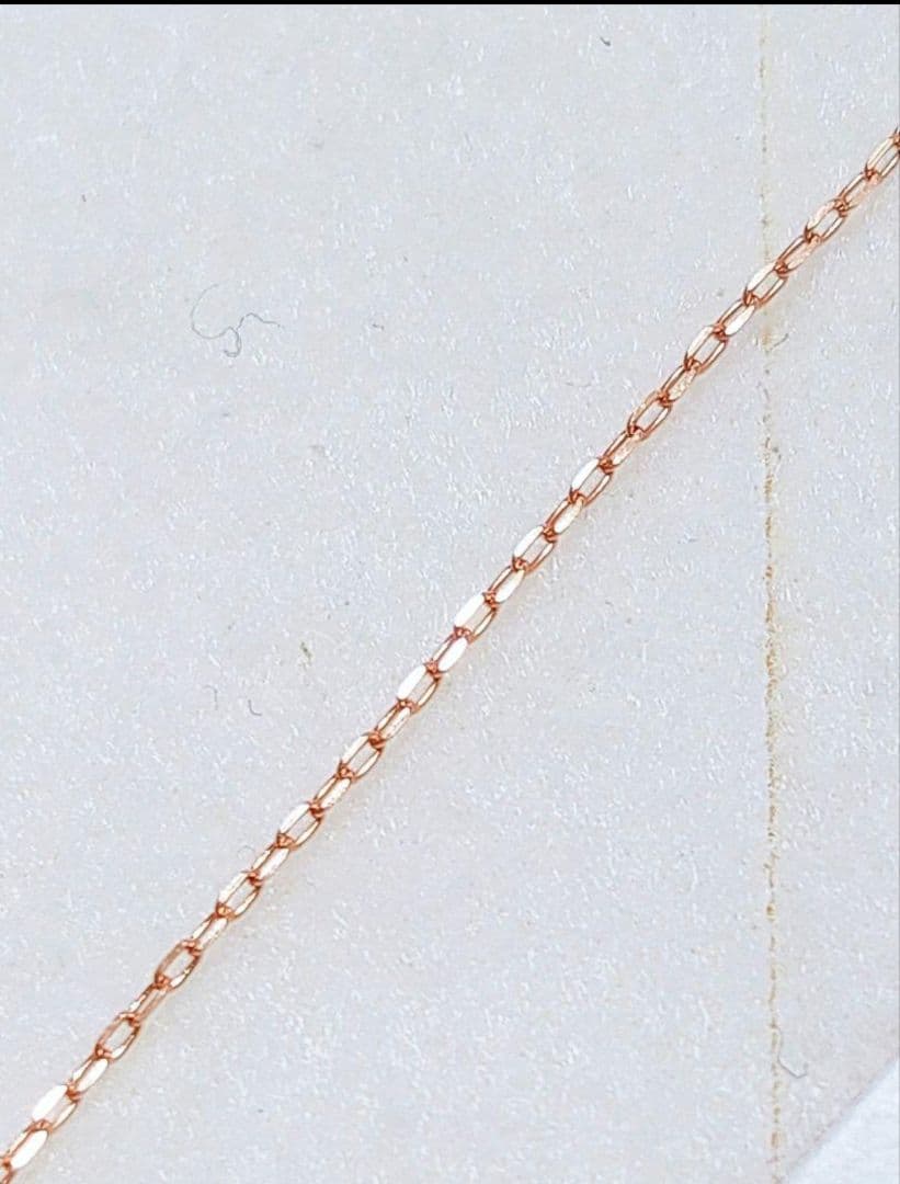 同梱 未使用品 k18 ピンクゴールド 5cm ネックレス 延長 チェーン