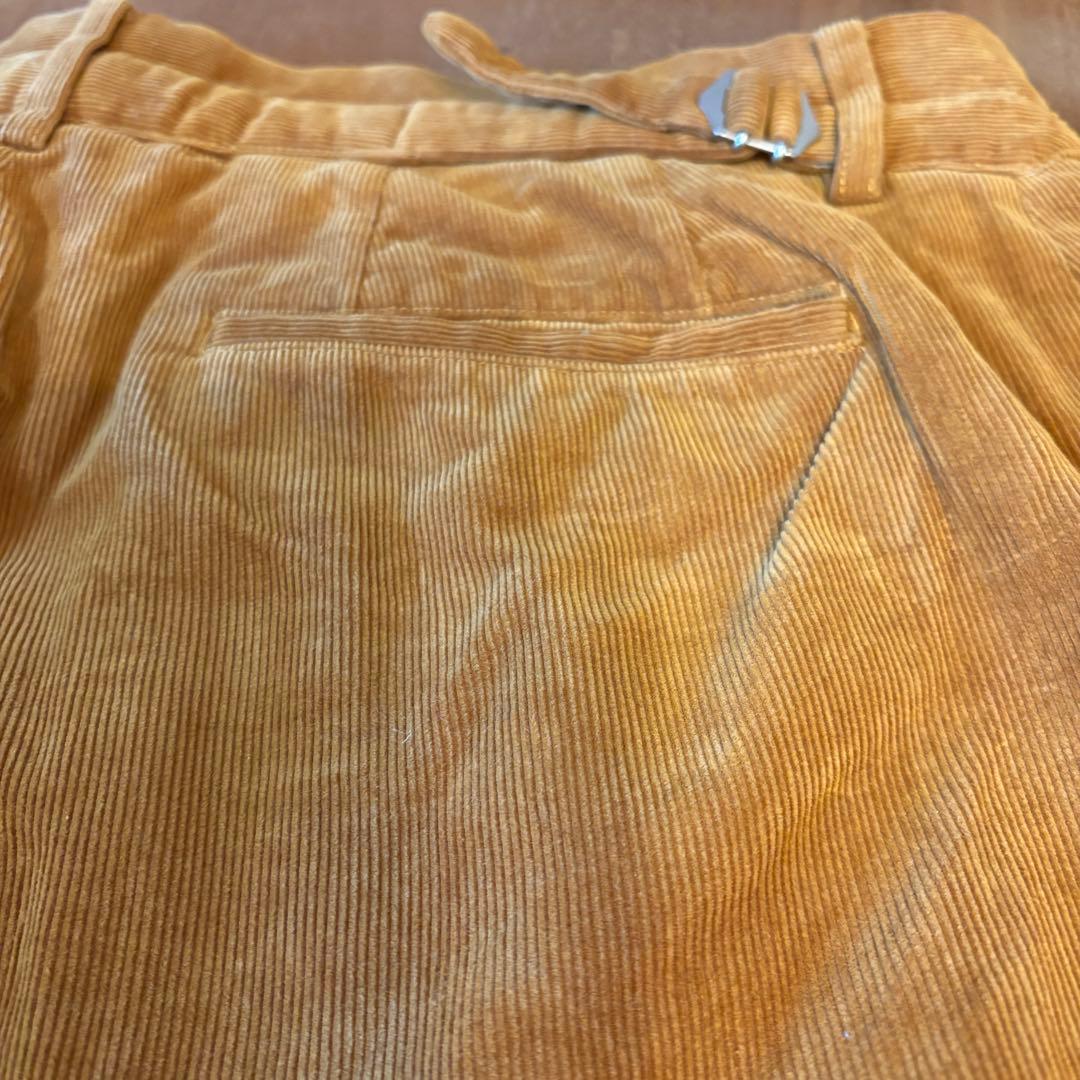 AURALEE キャメル コーデュロイ ショートパンツ