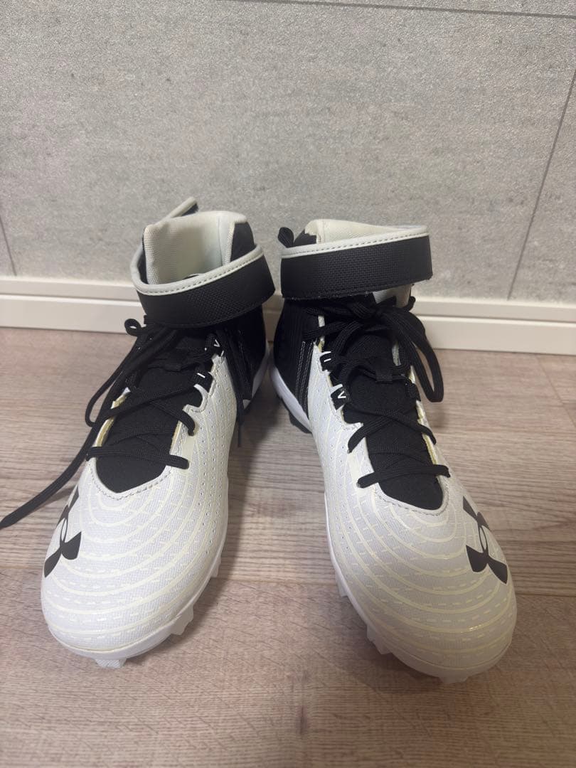 UNDER ARMOUR BH スパイクシューズ ホワイト/ブラック