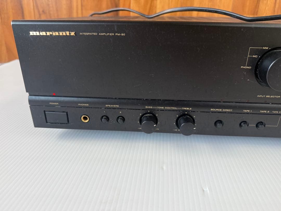 marantz PM-50 プリメインアンプ 動作訳あり(a21)