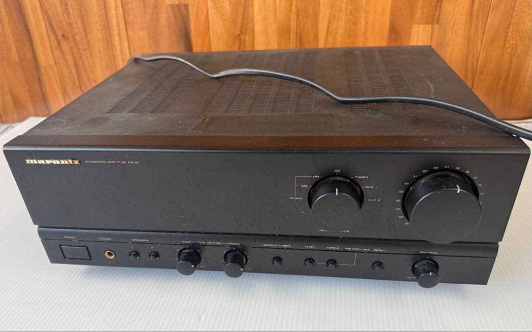 marantz PM-50 プリメインアンプ 動作訳あり(a21)