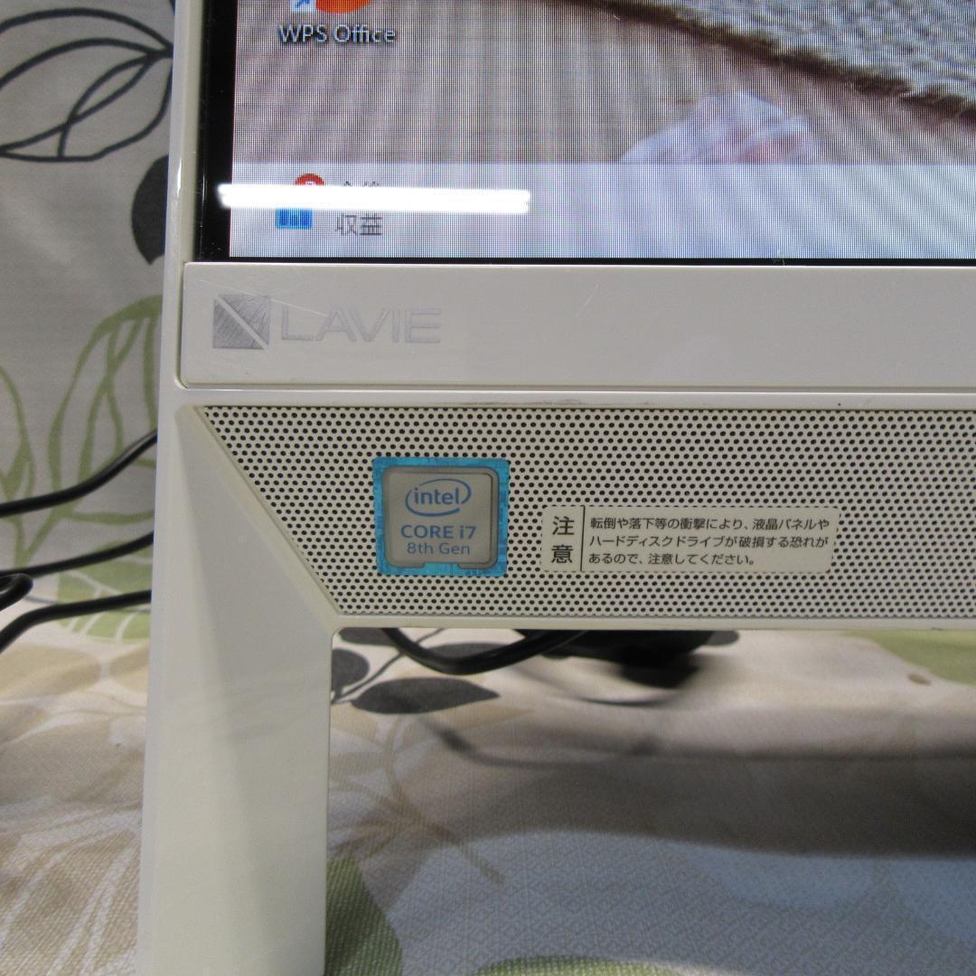 Win11公式対応8世代i7/メ16G/新品SSD/地デジBSCS/無線/カメラ