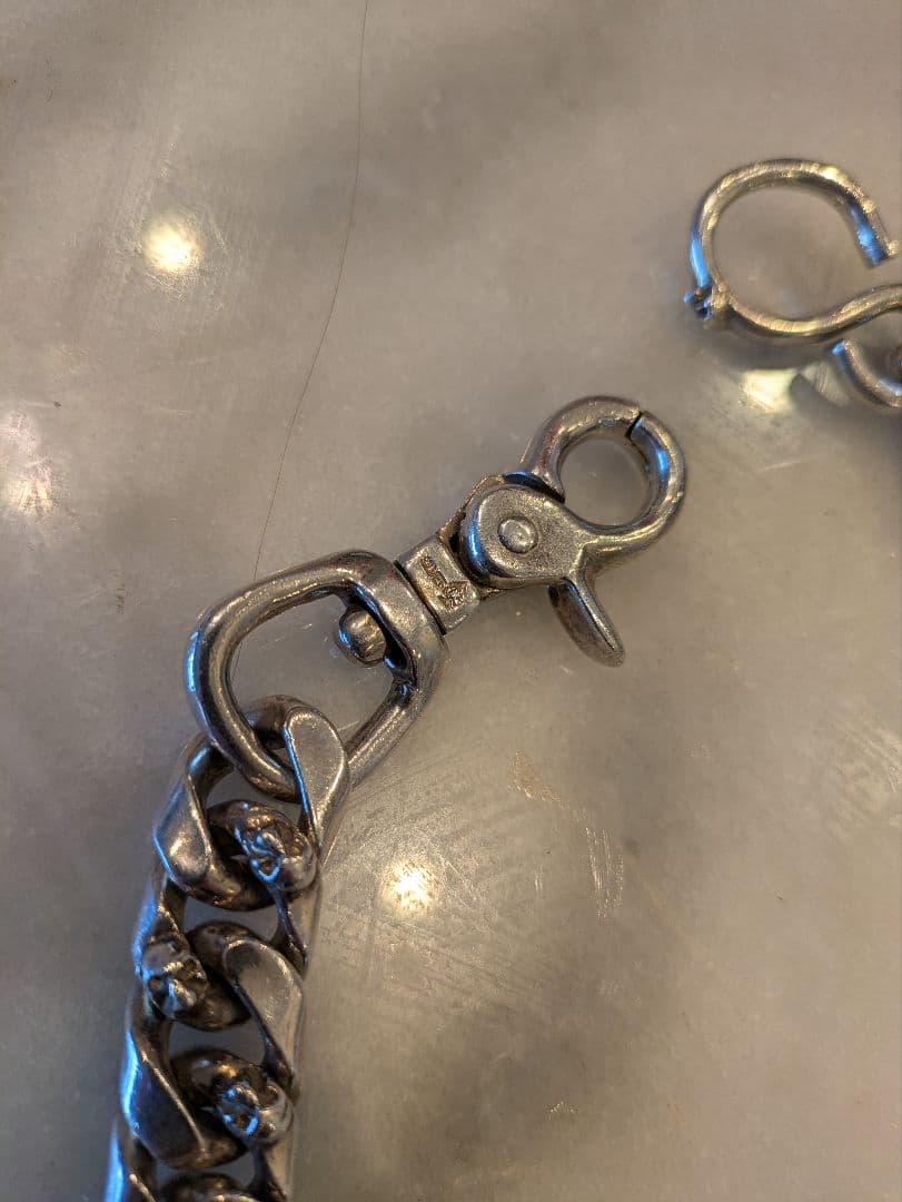 サーティーンデザインズ★ウォレットチェーン希少★スカル