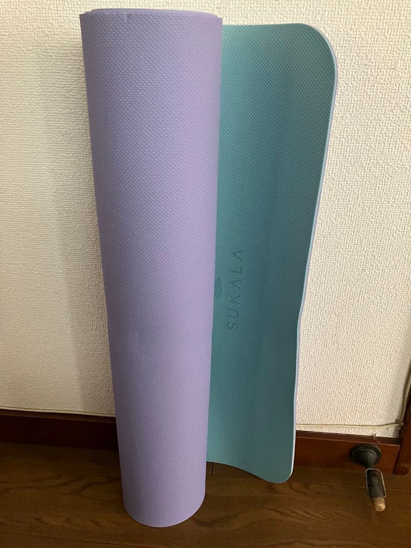 美品　スカーラ　ラバ　ヨガマット、ケース、ラグ