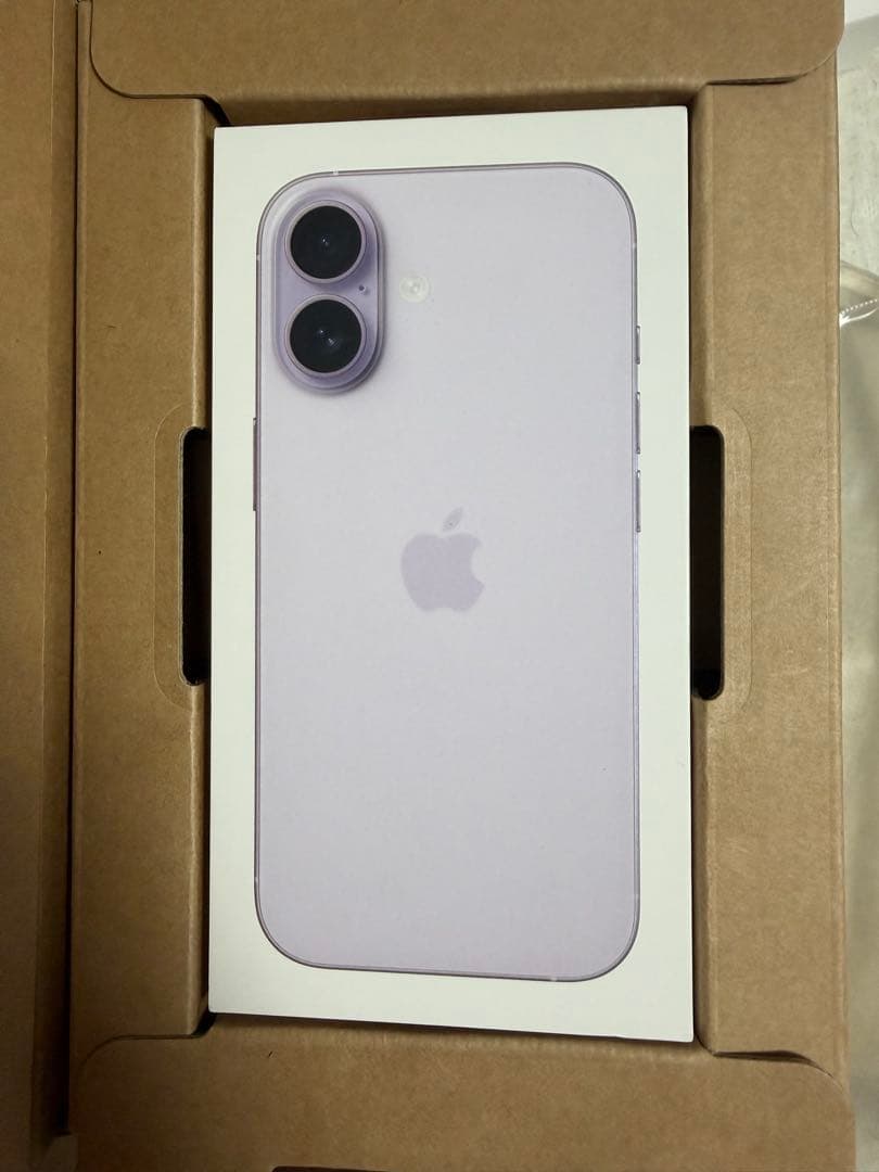 iPhone17 256 simフリー ラベンダー