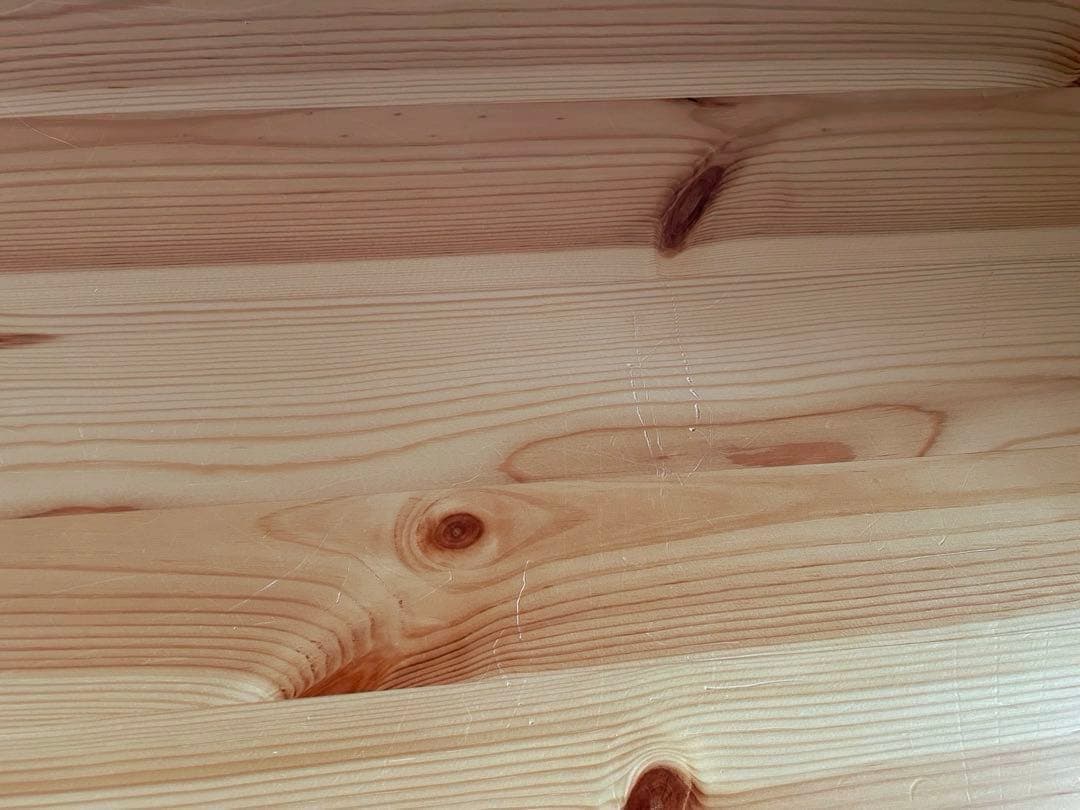 無印　パイン材　デスク