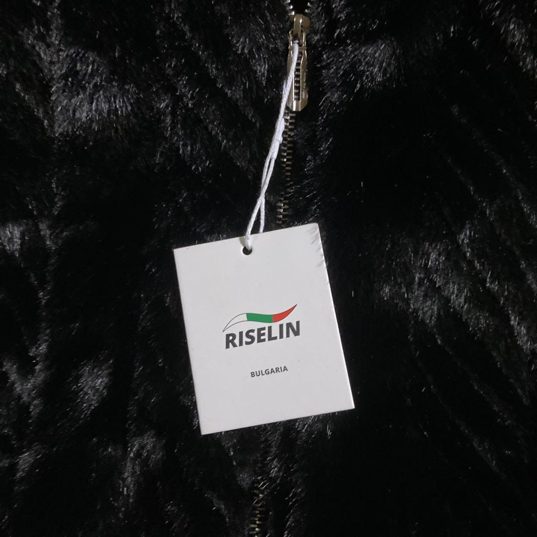 新品タグ付き✨【RISELIN】ファーコート フード付 カシミヤミンク混 (M)