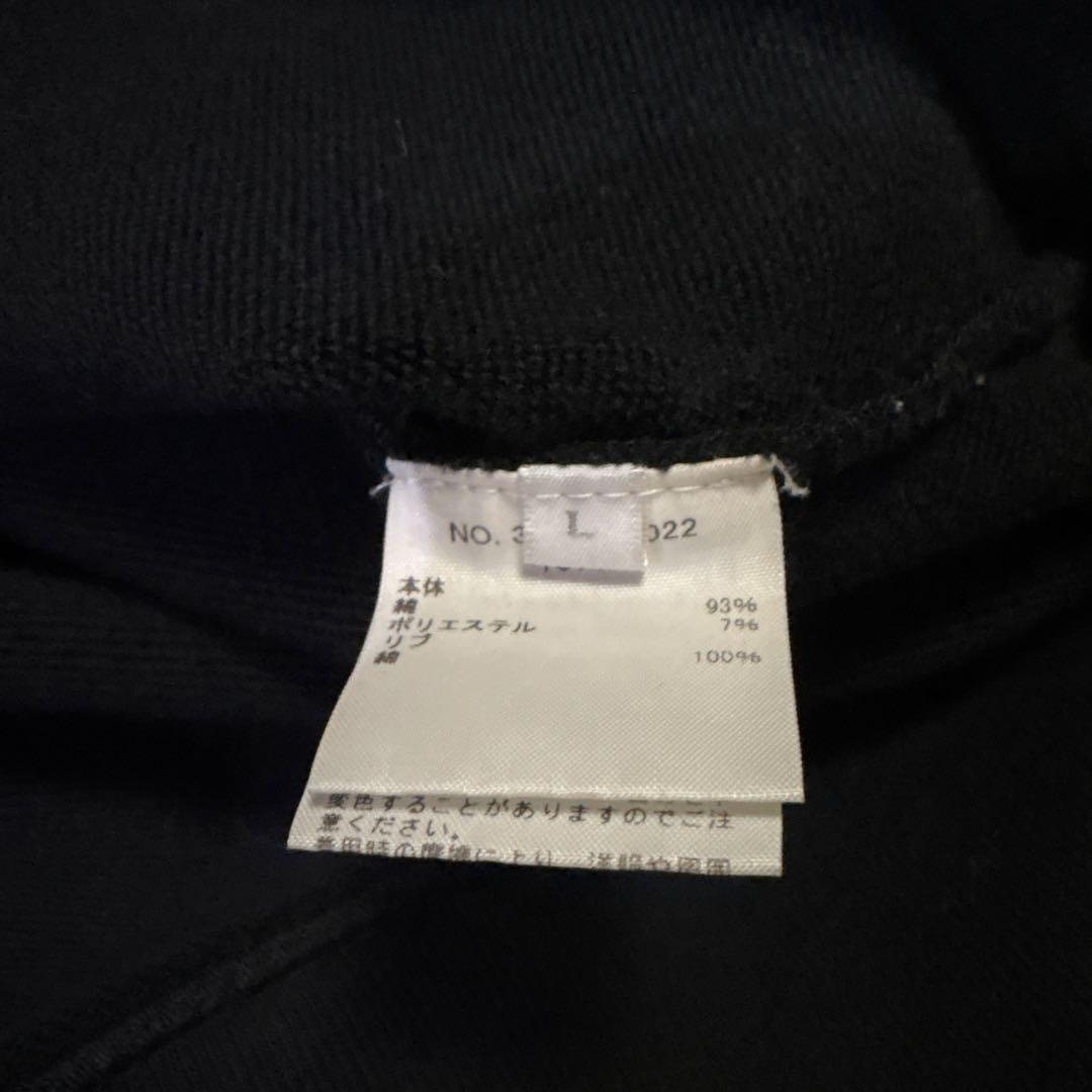 ロンハーマンハーフジップ スウェットトレーナー黒L