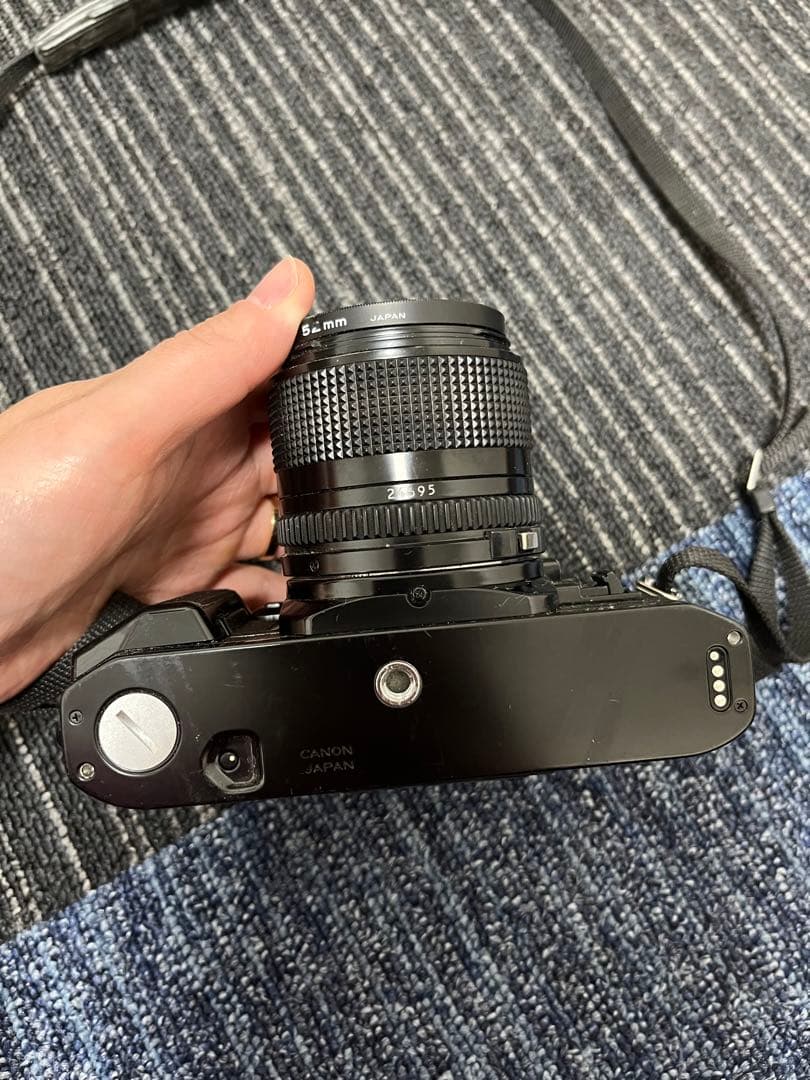 Canon キャノン A-1 フィルムカメラ　ブラック レンズ付