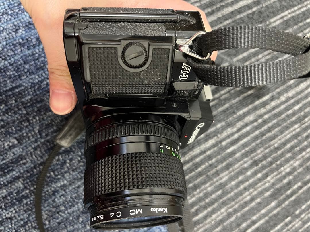 Canon キャノン A-1 フィルムカメラ　ブラック レンズ付