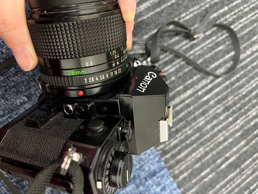 Canon キャノン A-1 フィルムカメラ　ブラック レンズ付