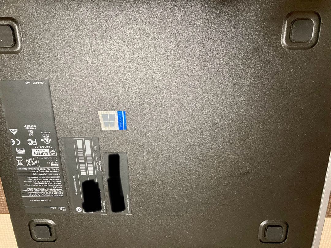 Windowsデスクトップ Win11 ProDesk 600 G4 SFF (i5-8500)