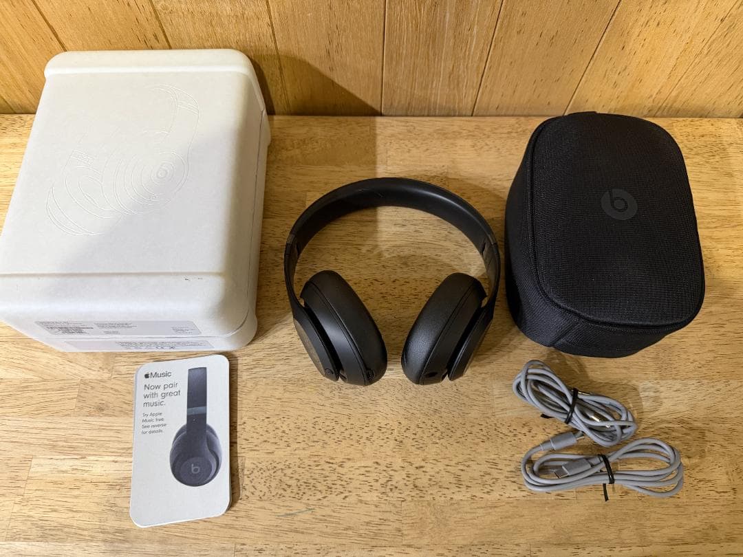 新品 Beats Studio Pro ブラック 保証有り　ワイヤレスヘッドホン