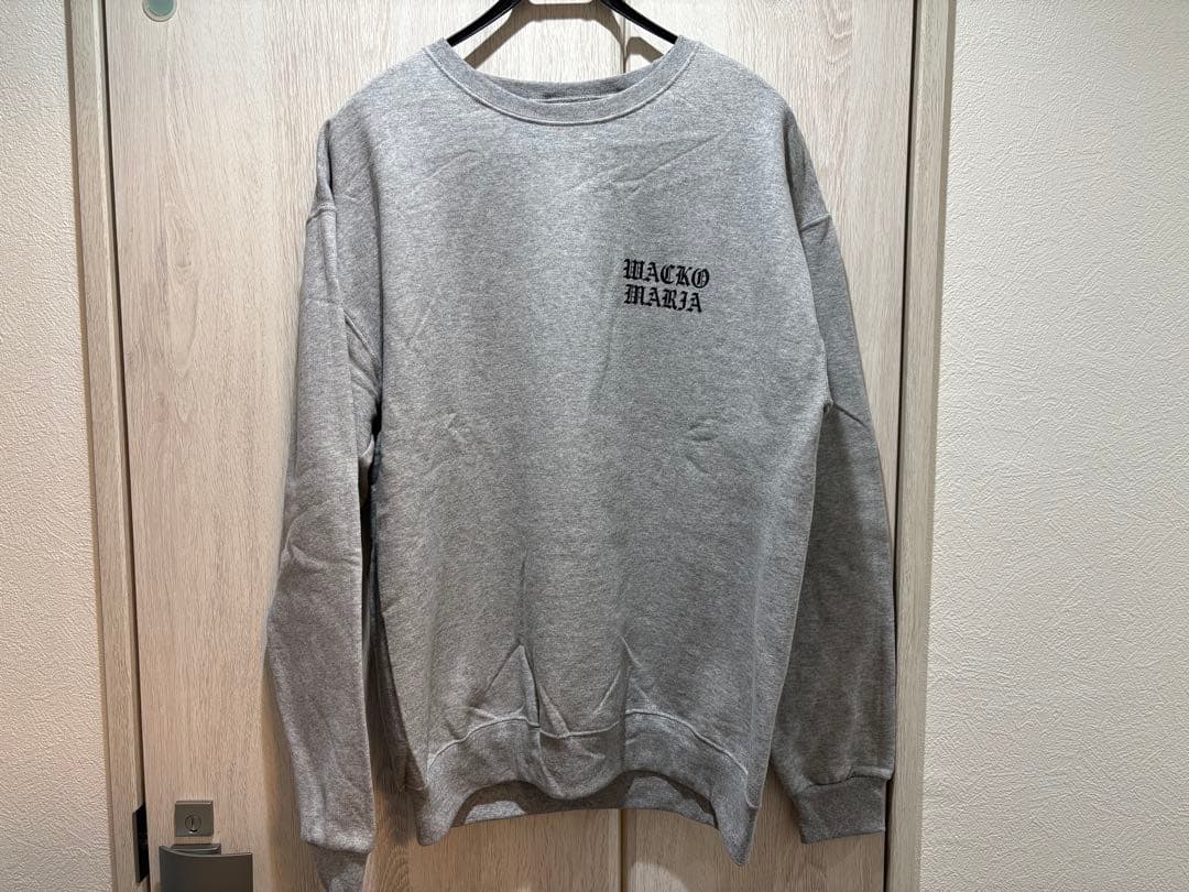 ワコマリア 26年SS トレーナー グレー Lサイズ マリア像 新品未使用