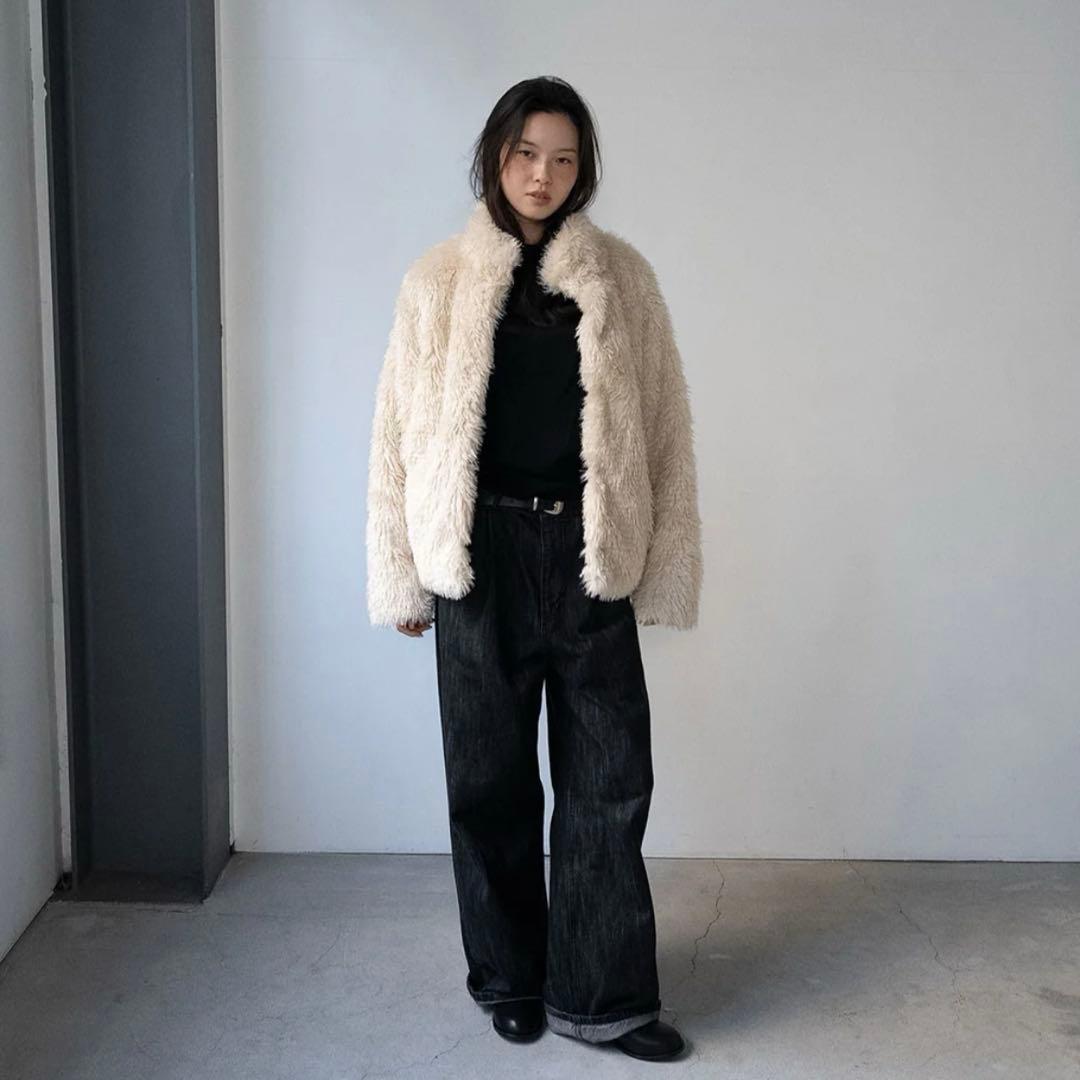 ジャケット・アウター ohotoro Shaggy Fur Jacket