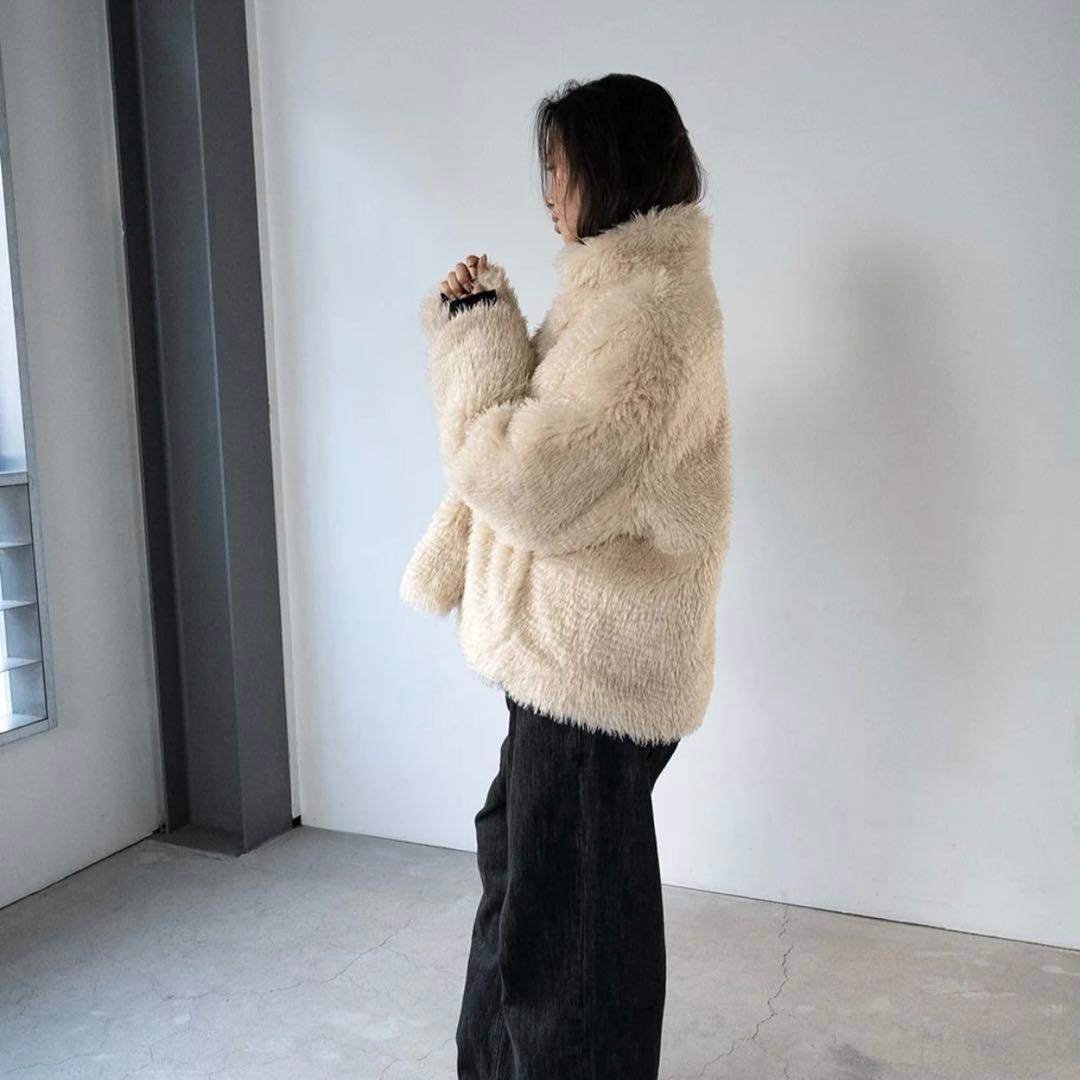 ジャケット・アウター ohotoro Shaggy Fur Jacket