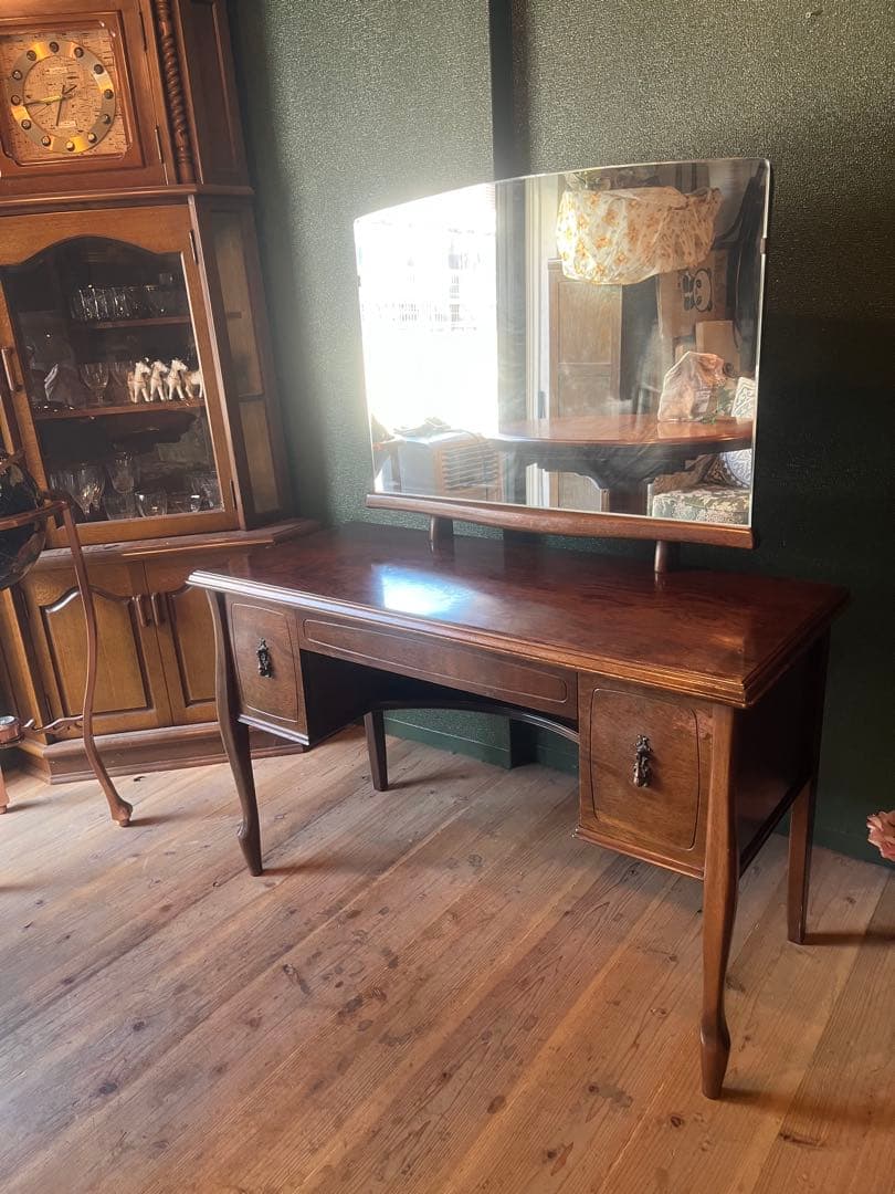 猫脚 ドレッサー 鏡台 インテリア 家具 アンティーク ビンテージ 昭和レトロ