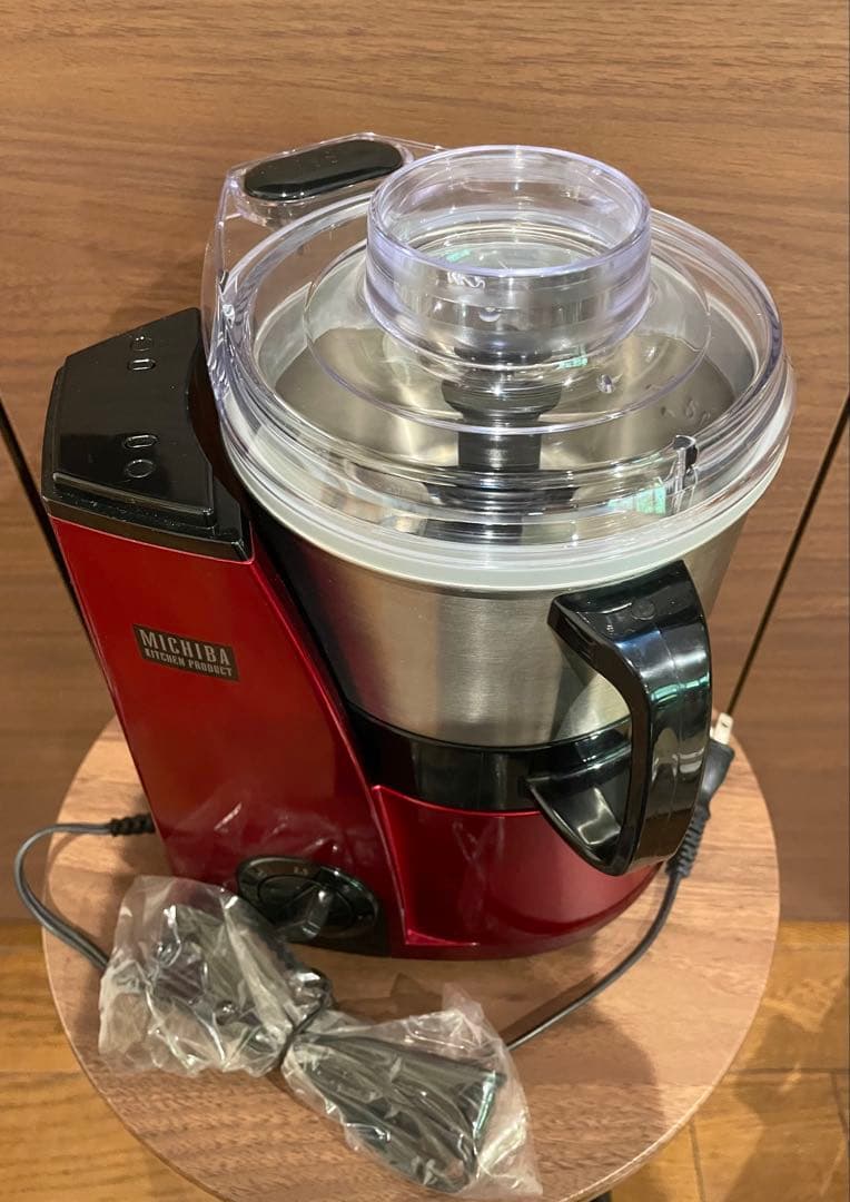 【未使用品】MICHIBA フードプロセッサー MM22 赤