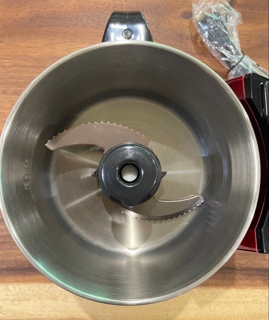 【未使用品】MICHIBA フードプロセッサー MM22 赤