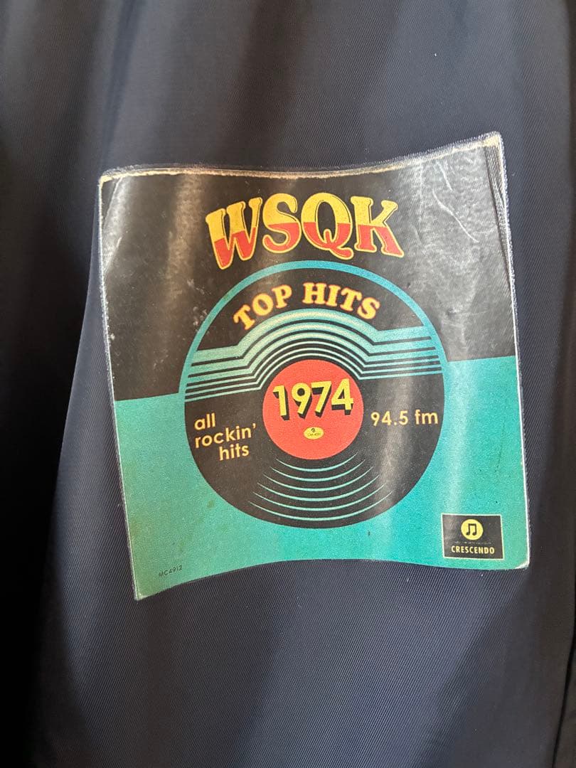 1度使用のみ ニコアンド ストレンジャーシングス コーチジャケット ネイビー