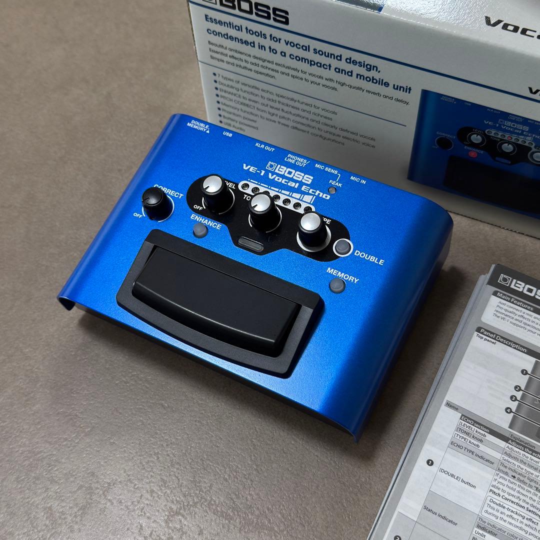 ほぼ新品 BOSS VE-1 Vocal Echo ボーカル用エフェクター