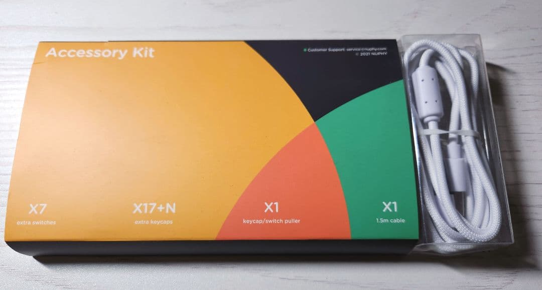 【完動品】Nuphy Halo75 v1 Rose Glacier軸