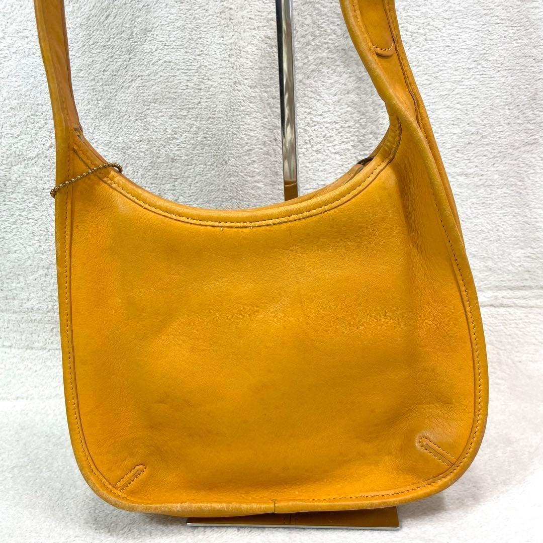 バッグ VINTAGE OLD COACH ERGO USA yellow BAG