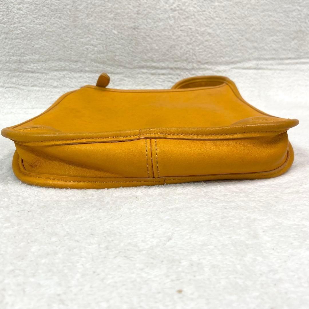バッグ VINTAGE OLD COACH ERGO USA yellow BAG