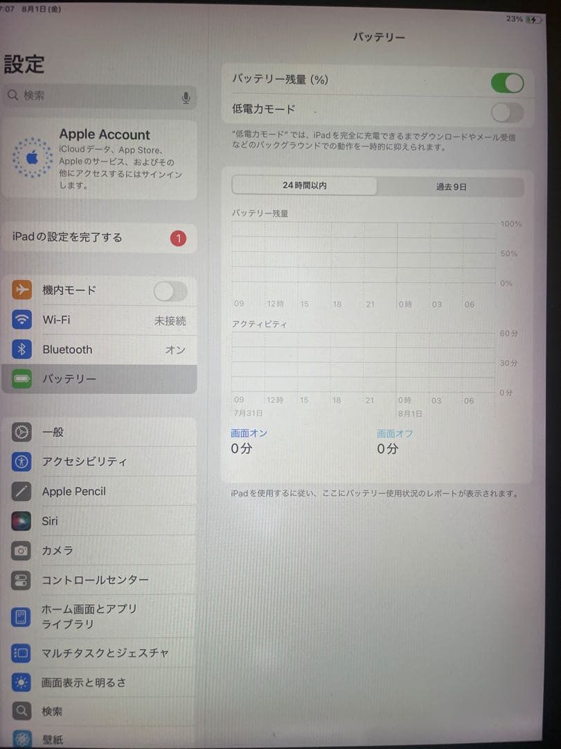 専用iPad Air3本体、Apple Pencil第1世代、Lightning
