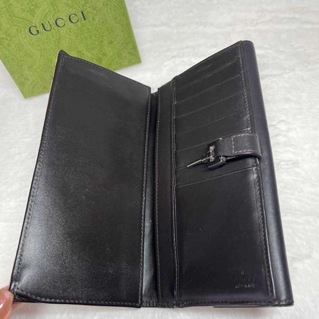 GUCCI GG キャンバス ジャッキー シェリーライン ウォレット