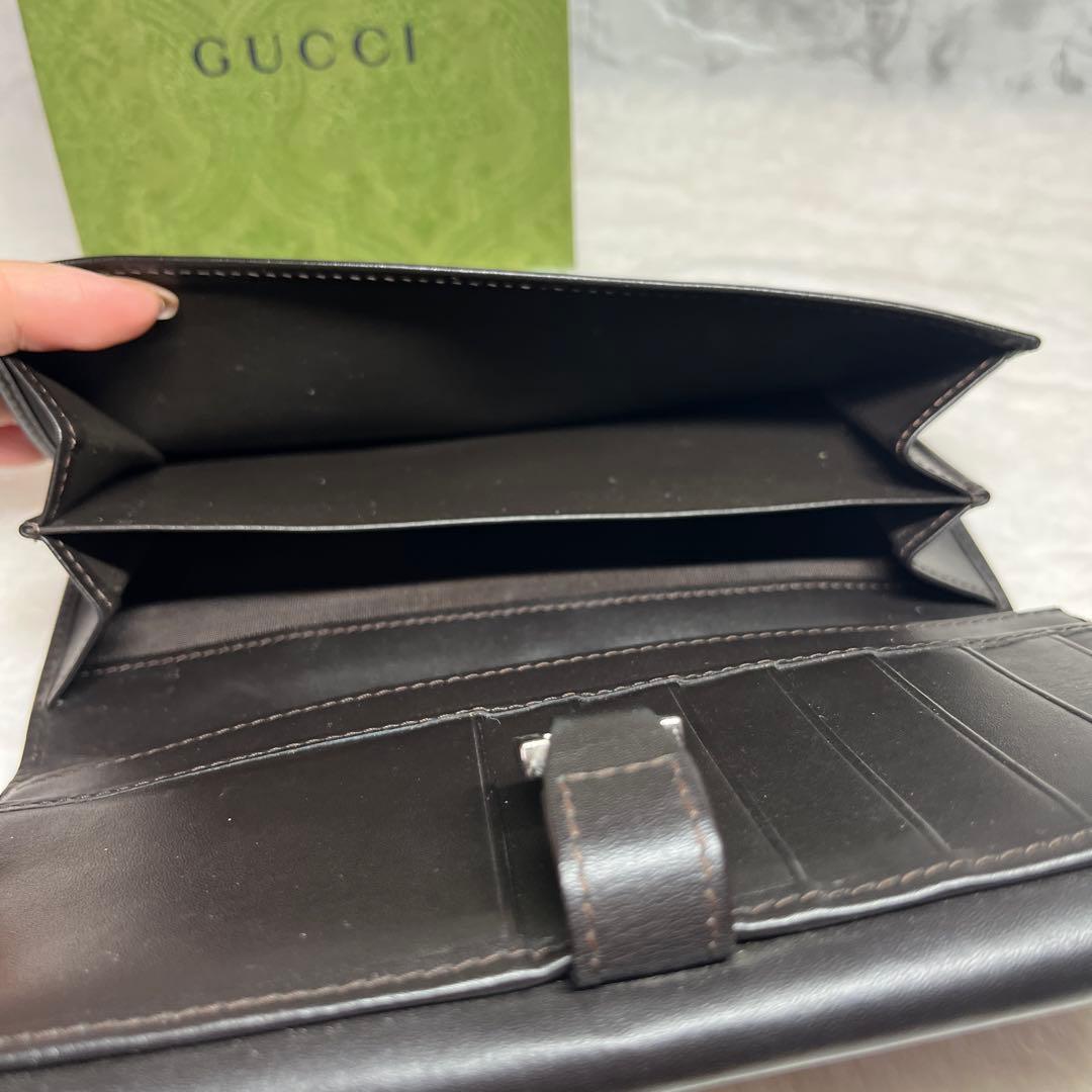 GUCCI GG キャンバス ジャッキー シェリーライン ウォレット
