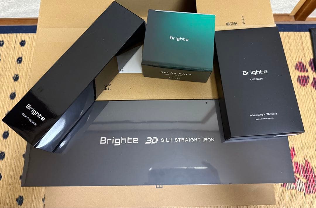 ヘアアイロン Brighte 3D Silk Straight Iron