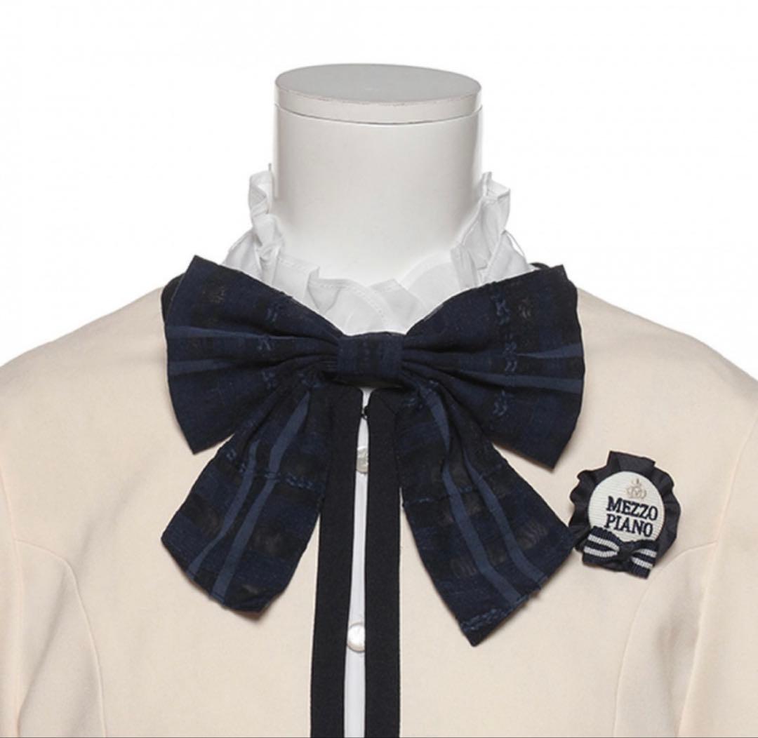 【新品】メゾ ピアノ ジュニア 165 ノーカラージャケット×スカート4点セット