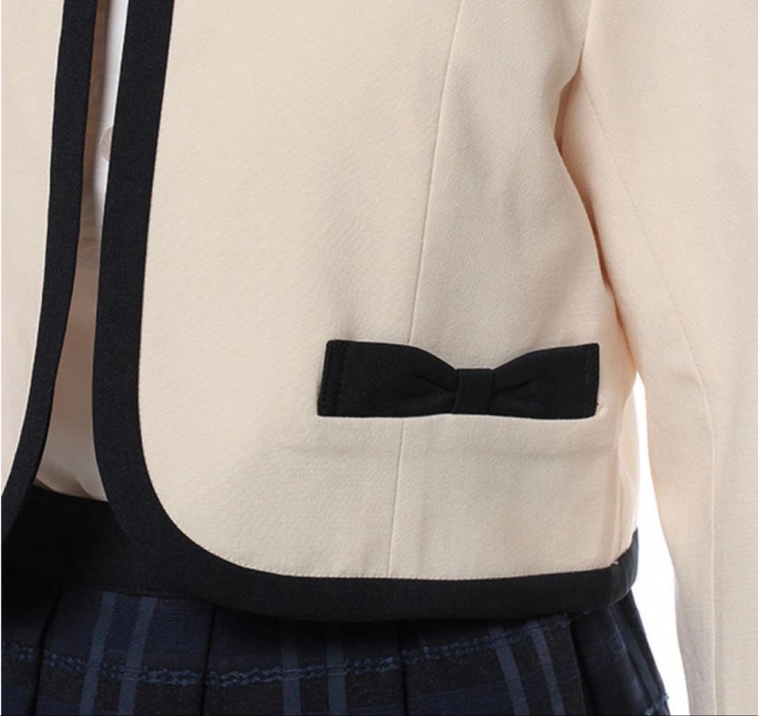 【新品】メゾ ピアノ ジュニア 165 ノーカラージャケット×スカート4点セット