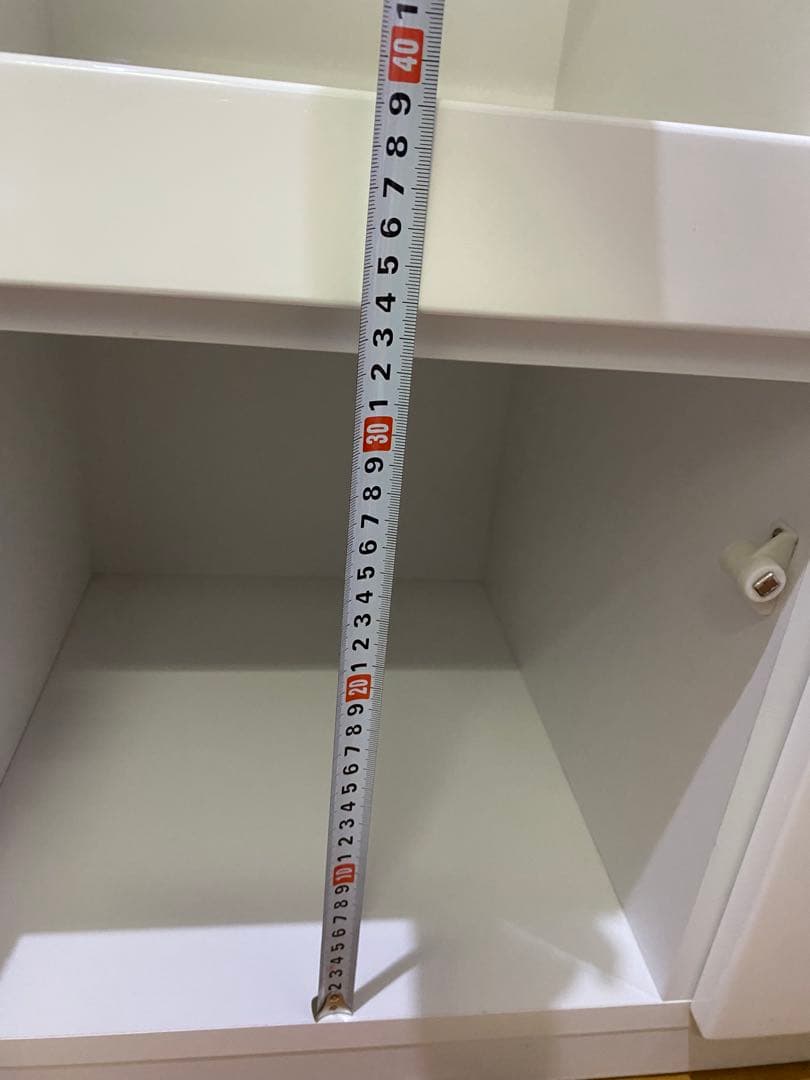 ホワイト 引き出し式キッチン収納 3段