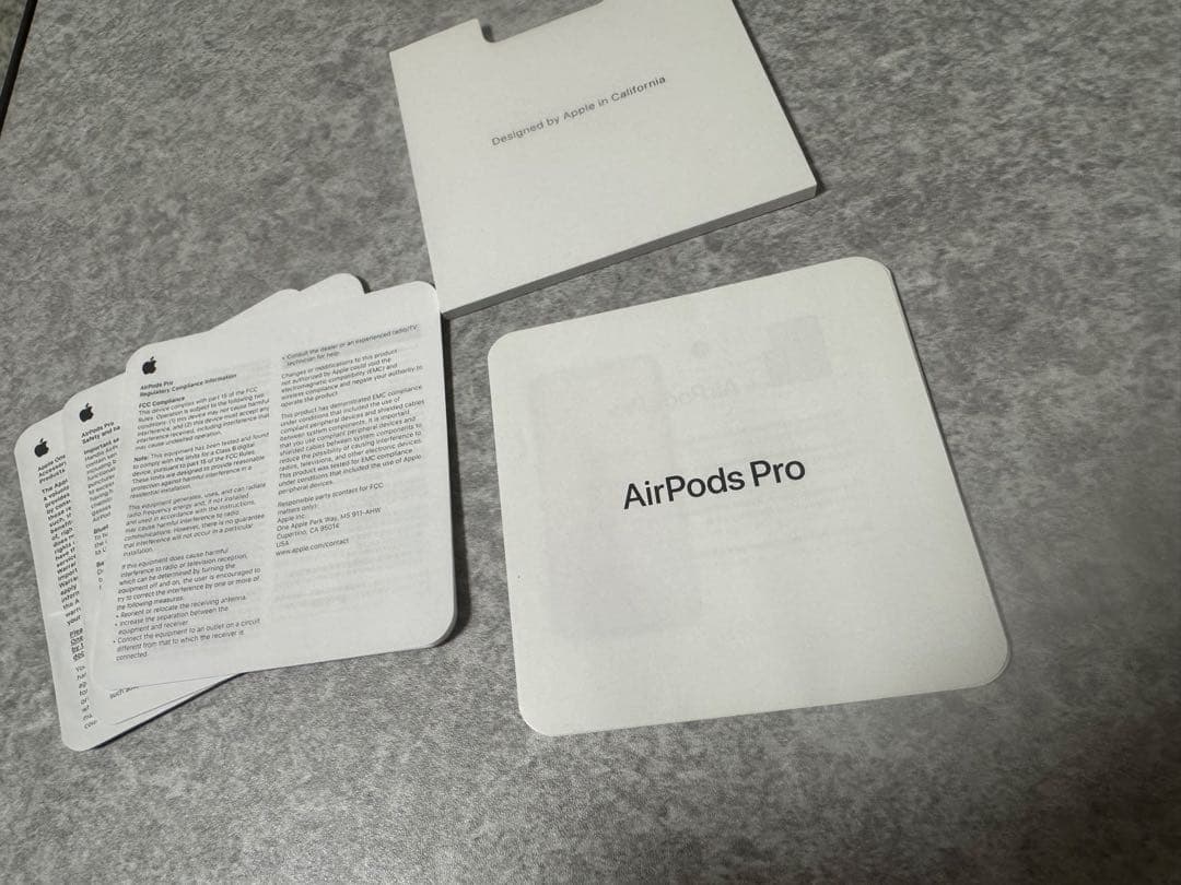 Apple AirPods Pro本体ワイヤレス充電ケース ケーブル付属 正規品