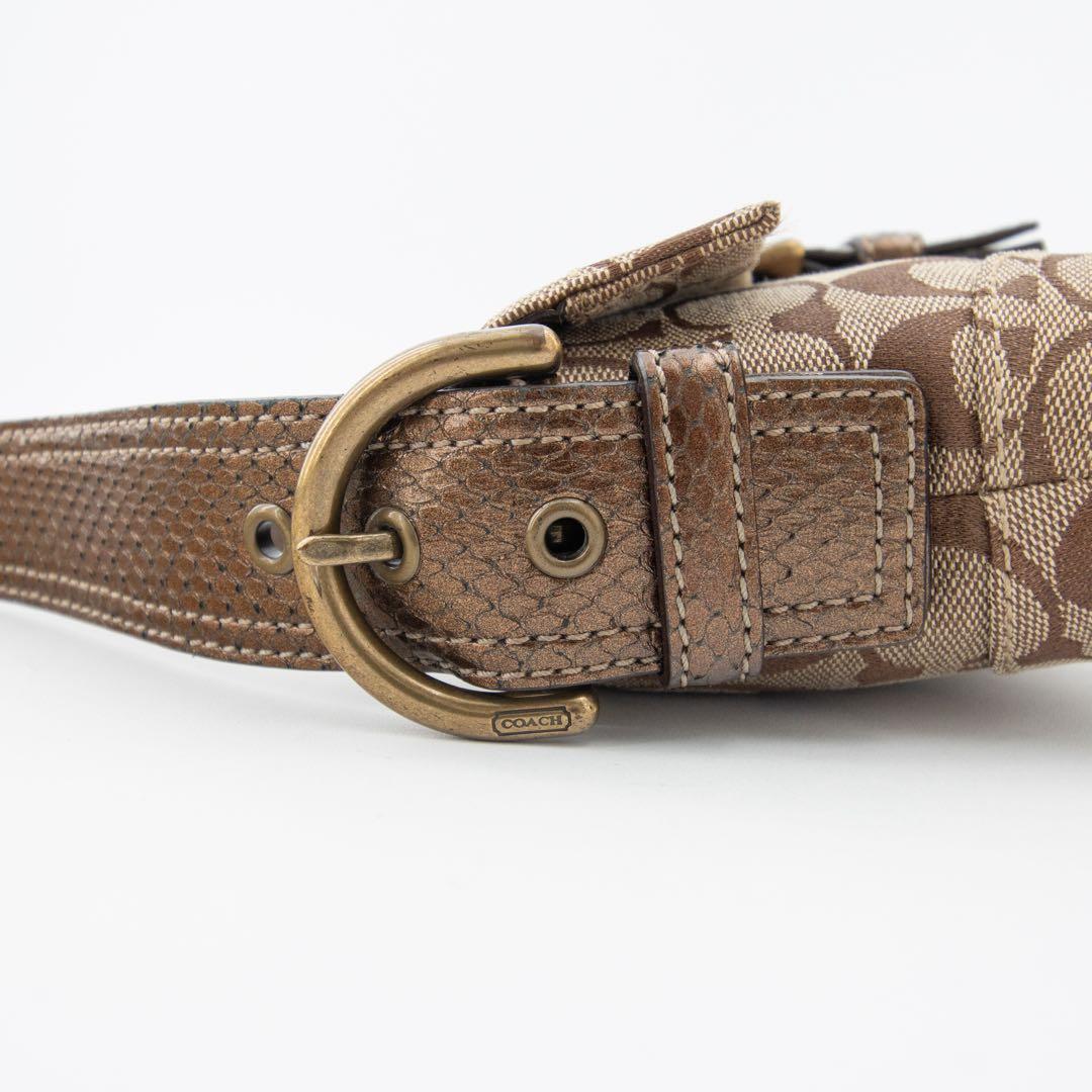 A145【COACH／コーチ】ソーホー　ハンドバッグ　ワンショルダー　シグネチャ