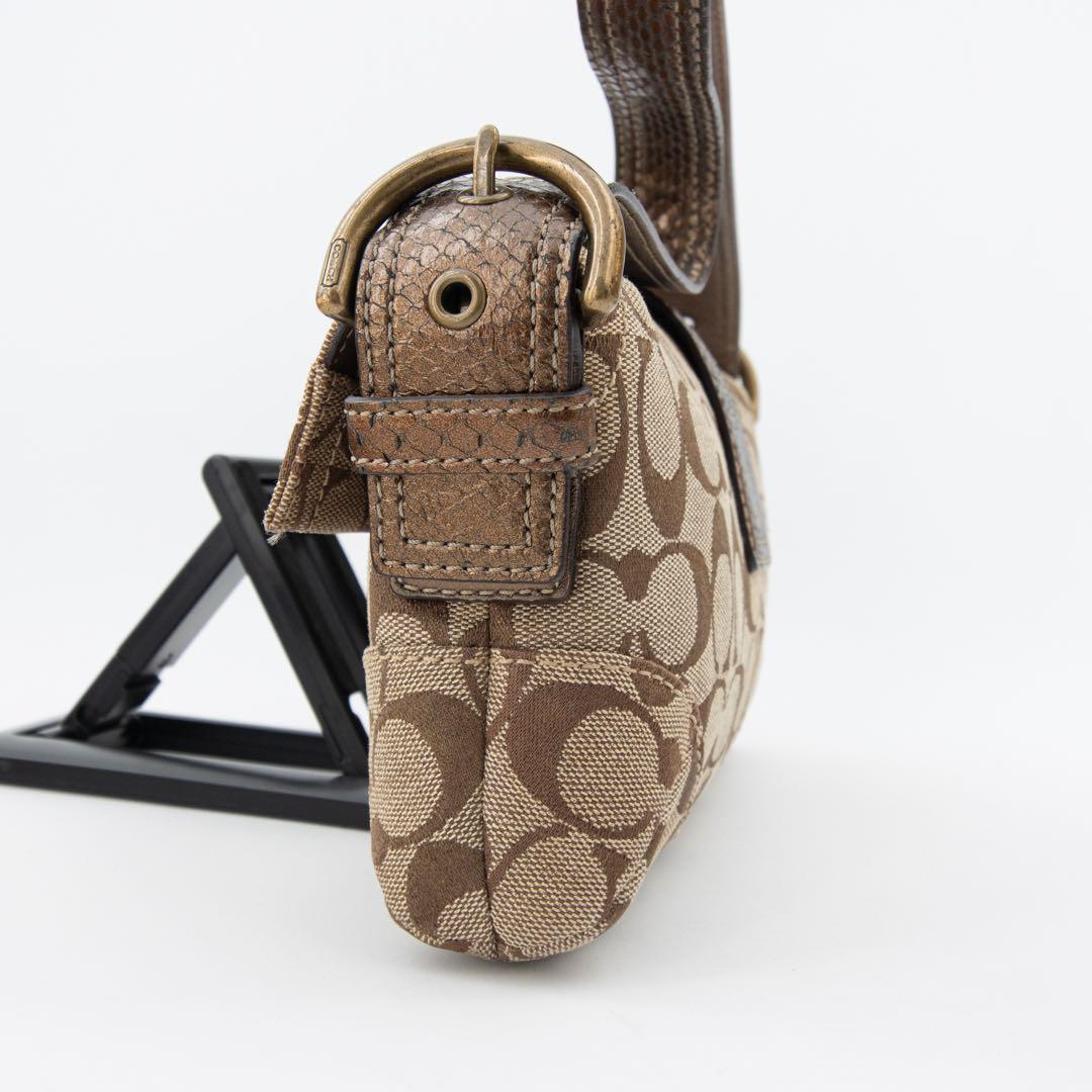 A145【COACH／コーチ】ソーホー　ハンドバッグ　ワンショルダー　シグネチャ