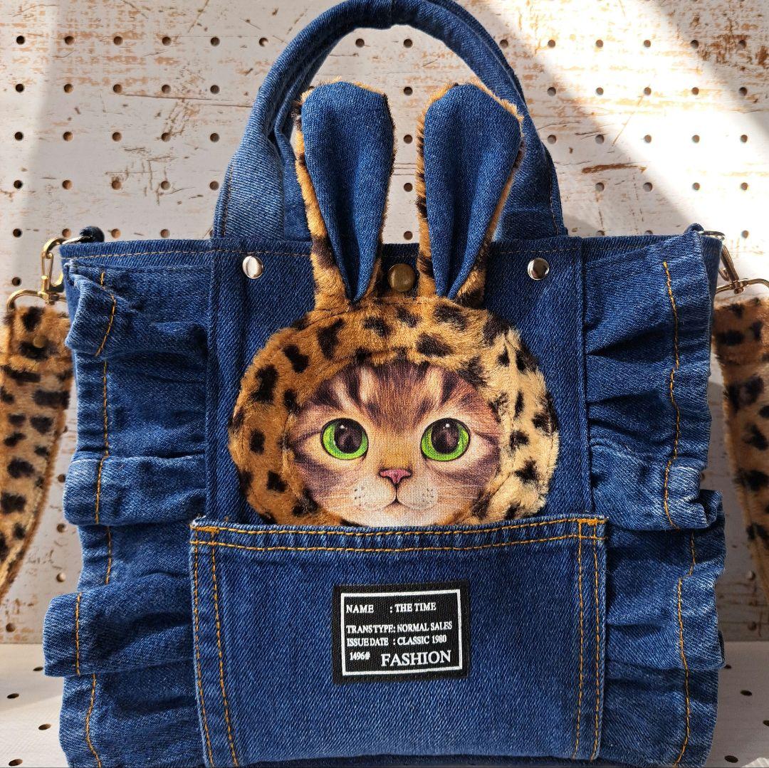 ゆ*ら様 コヤンイサムチョンリトルサンダーデニムリメイクトートバッグ&ポーチ&シ