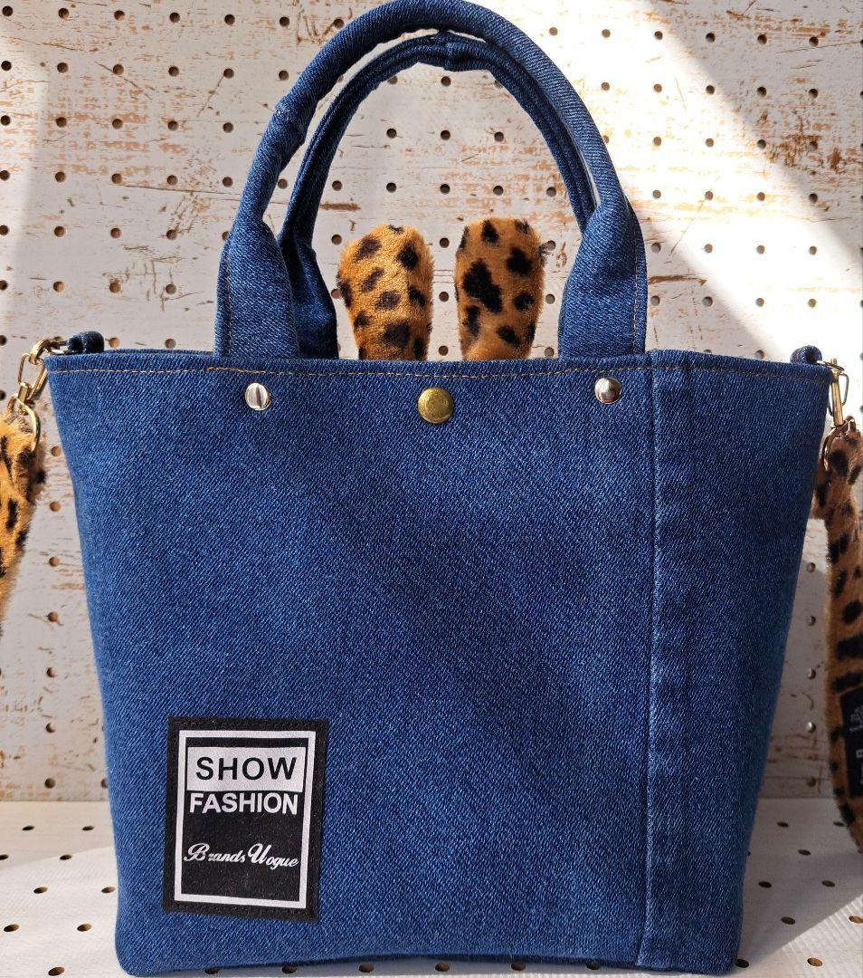 ゆ*ら様 コヤンイサムチョンリトルサンダーデニムリメイクトートバッグ&ポーチ&シ