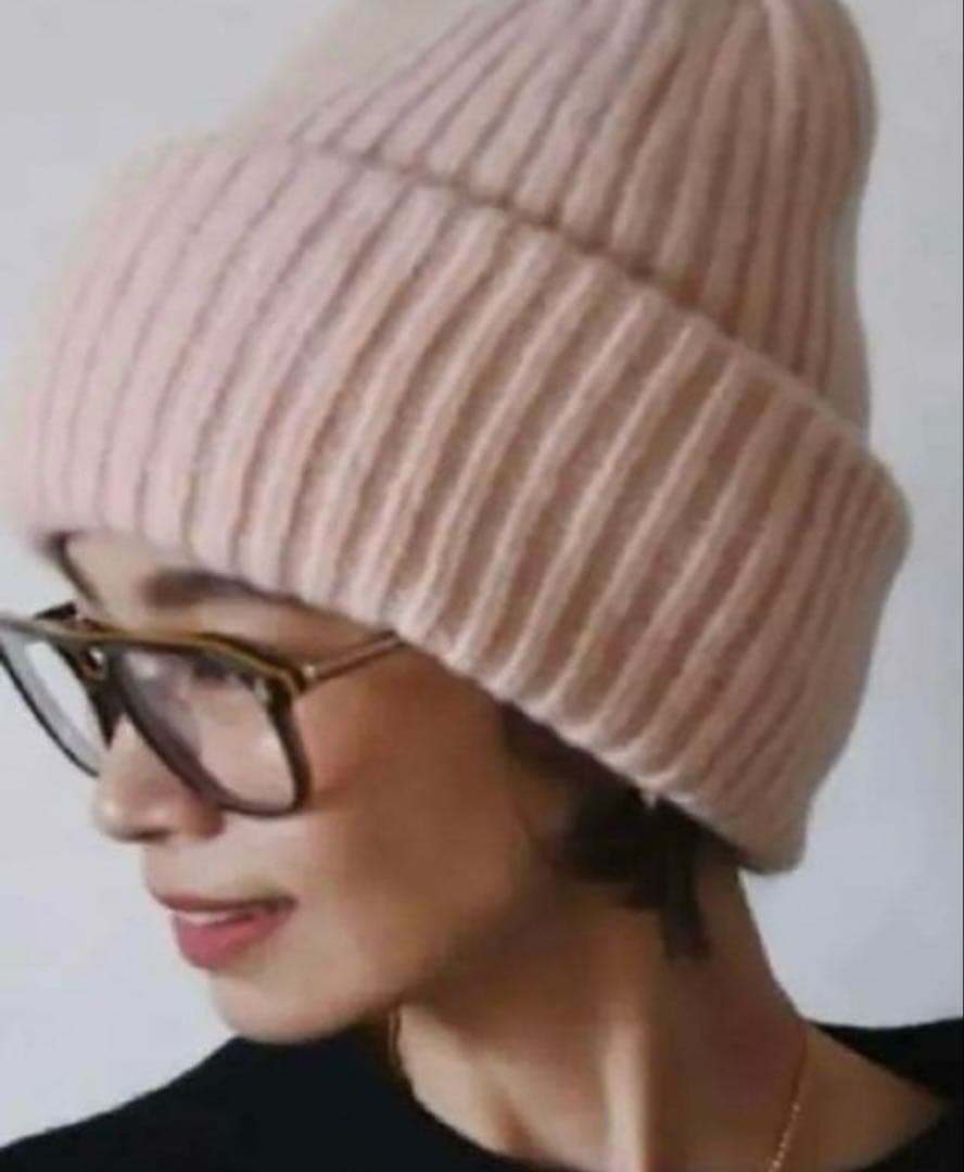 chiiiibag ニットビーニー ピンク