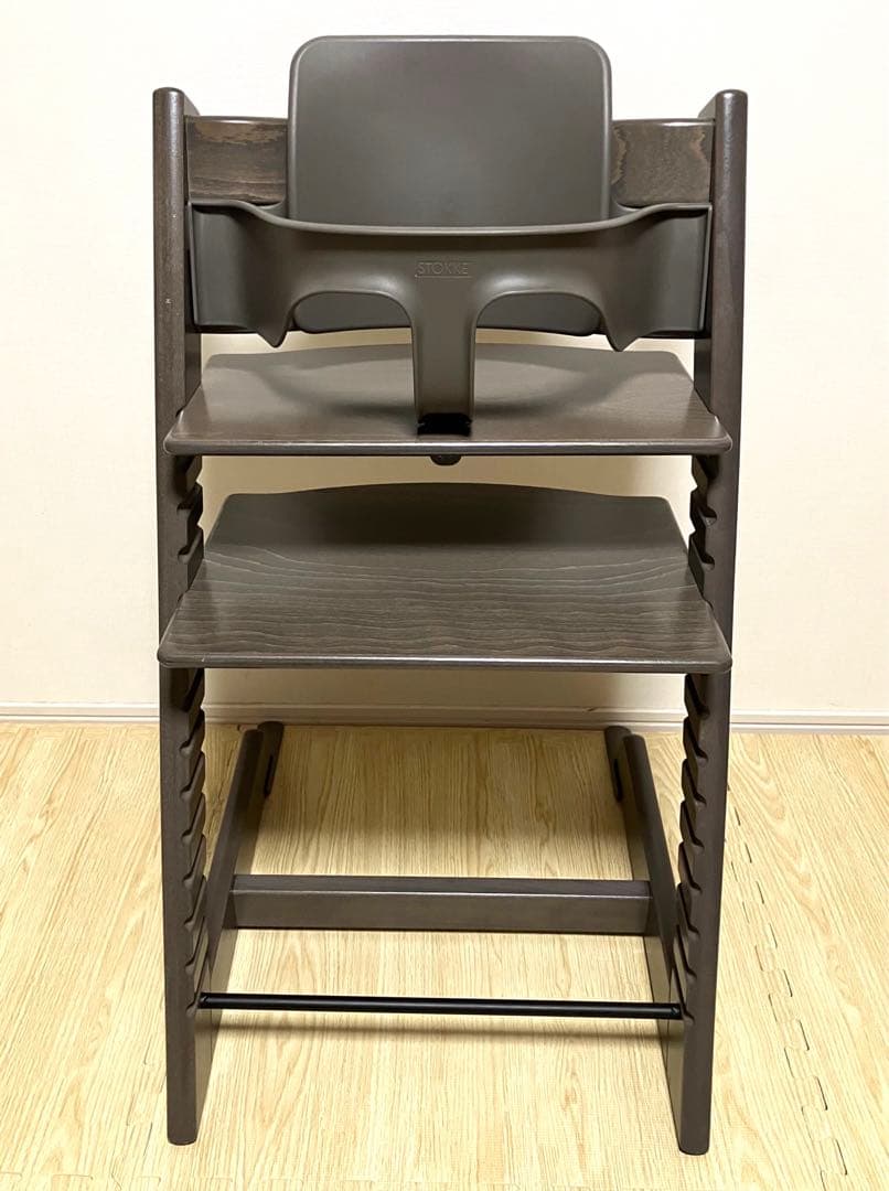 ✨美品✨送料無料 ストッケ トリップトラップ ベビーガード付 ヘイジーグレー