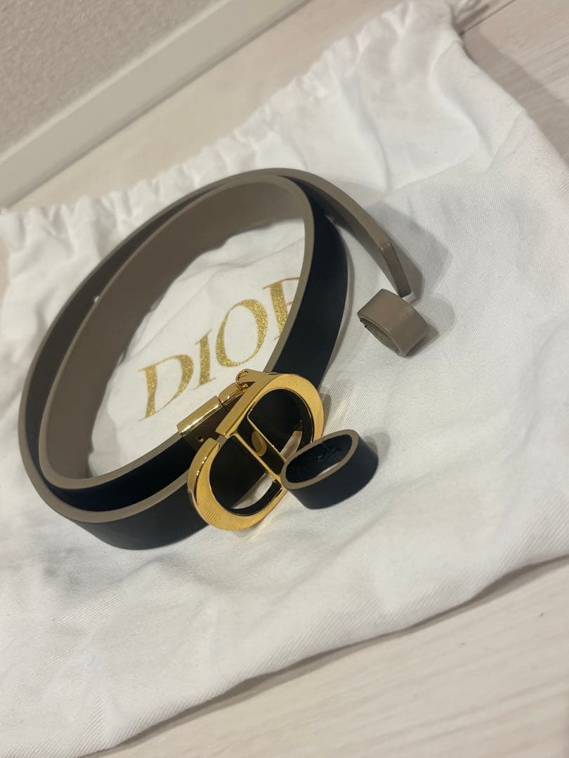 【正規品】ディオール 30 Montaigne リバーシブルベルト 20mm