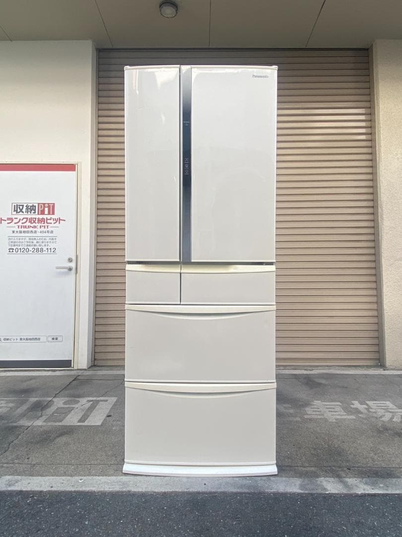 A666♠️パナソニック 6ドア冷凍冷蔵庫「NR-FVF453-W」451L
