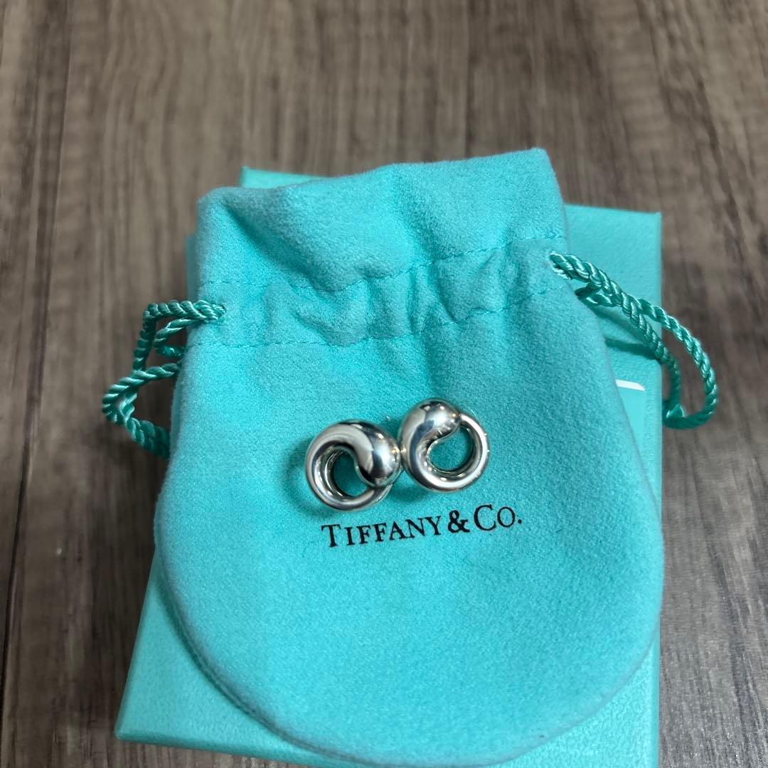 ティファニー　エターナルサークル　カフリンクス　カフスボタン　シルバー